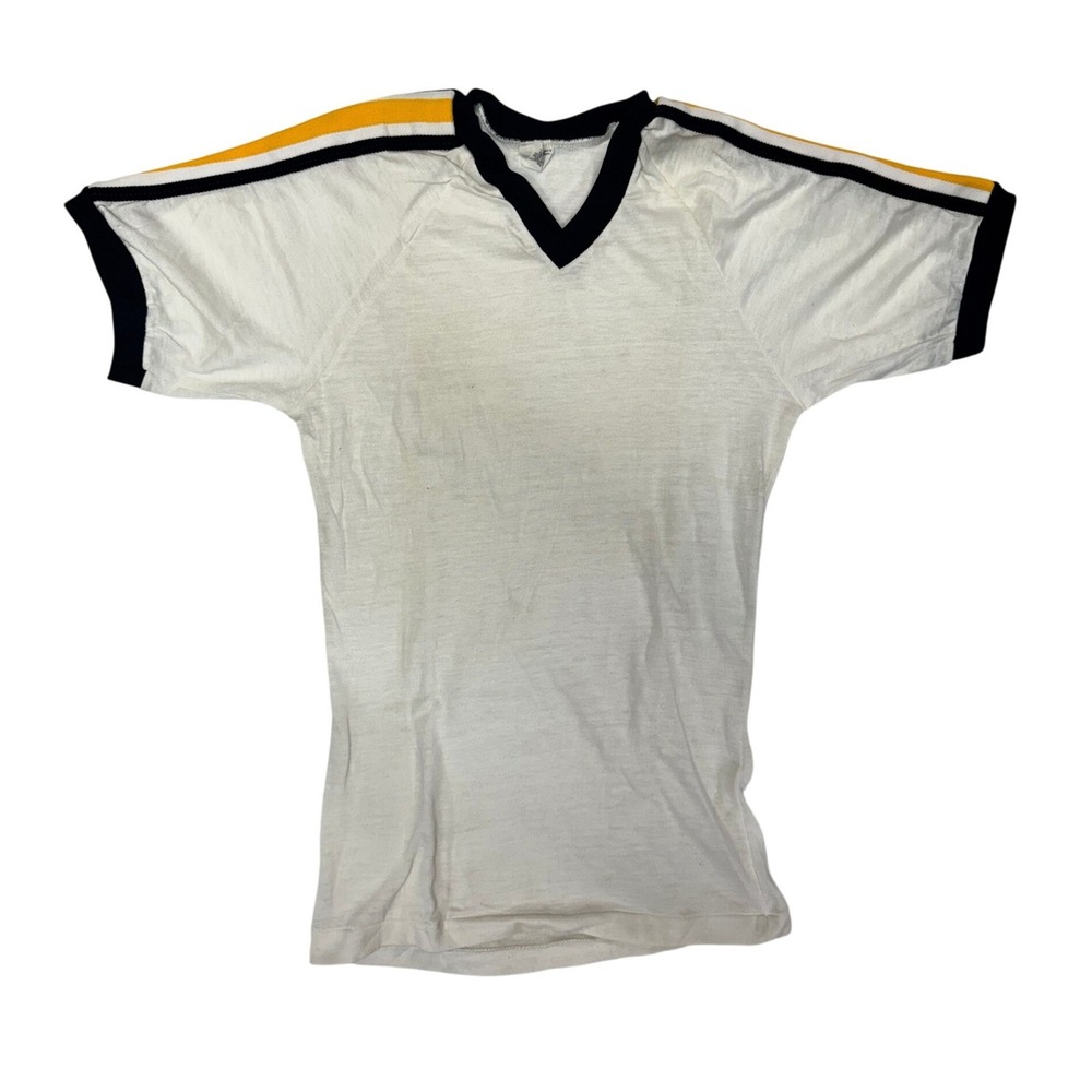 Bike Single‎ Knit Short Sleeve T Shirt Size XS 1980's 1970's Raglan Deadstock